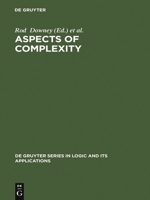 cover image of Aspects of Complexity